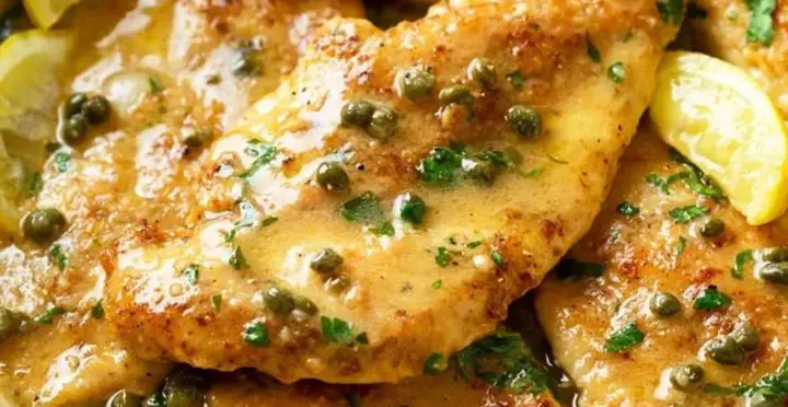 Delicious Chicken Piccata Recipe - FoodieJunk