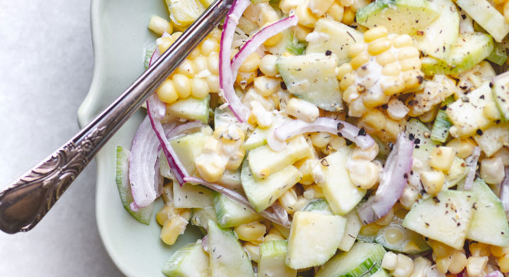 Corn and Cucumber Salad