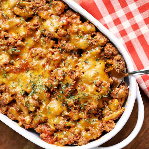 Pioneer Woman Cheeseburger Casserole FoodieJunk