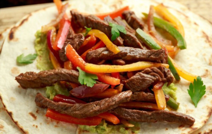 Slow Cooker Flank Steak Fajitas