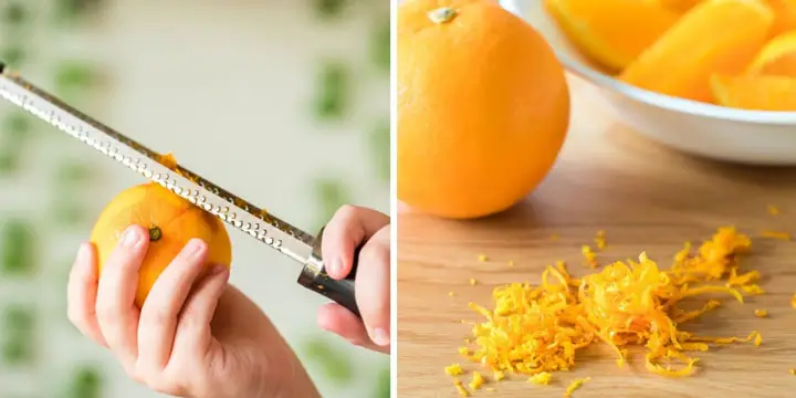 Add Orange zest