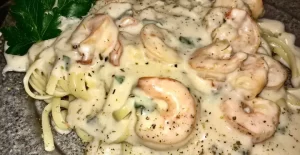 Queensland Chicken and Shrimp Pasta