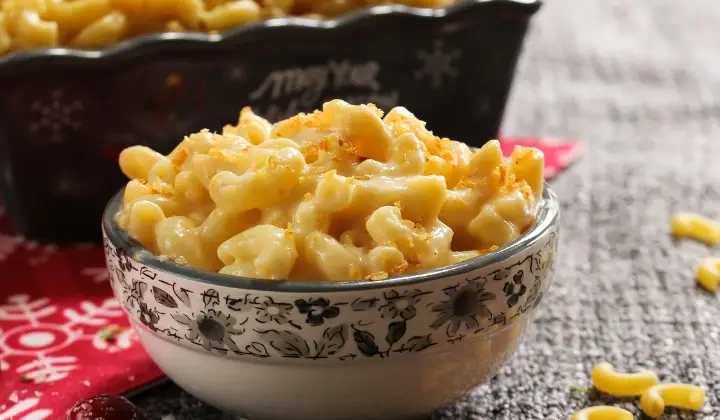 Bowl filled with Cabot Mac and Cheese