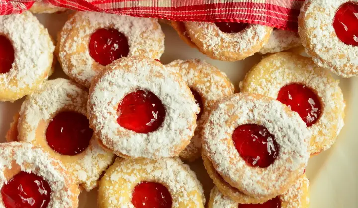 Recipe for Kaufmann Thumbprint Cookie