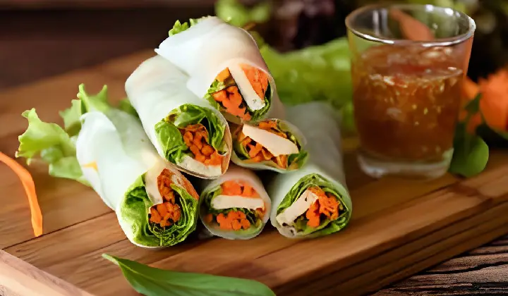 Spicy Noodle Spring Rolls Recipe